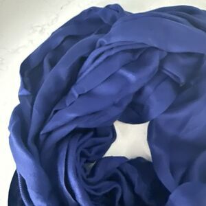 Royal Blue Infinity Scarf Wide World Market Rayon